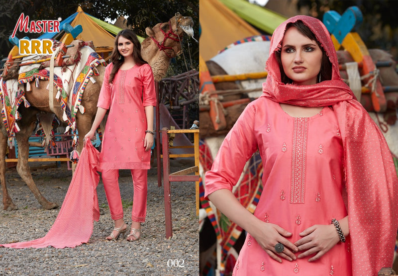 Master RRR Jam Satin Fancy Ready Made Party Wear Salwar Suits