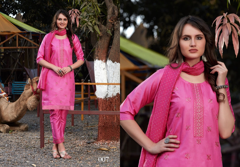 Master RRR Jam Satin Fancy Ready Made Party Wear Salwar Suits