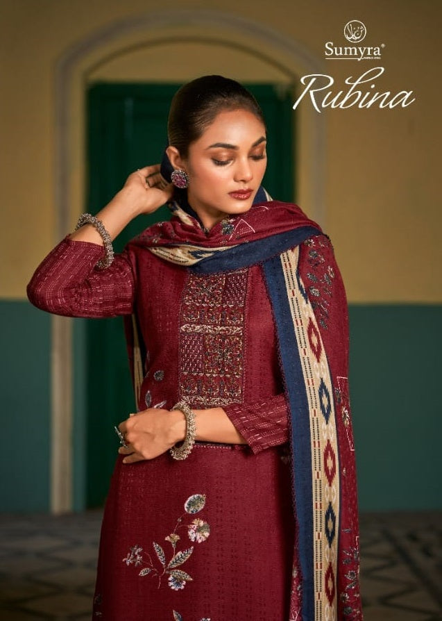 Radhika Fashion Rubina Pashmina With Beautiful Printed Work Stylish Designer Casual Look Salwar Suit