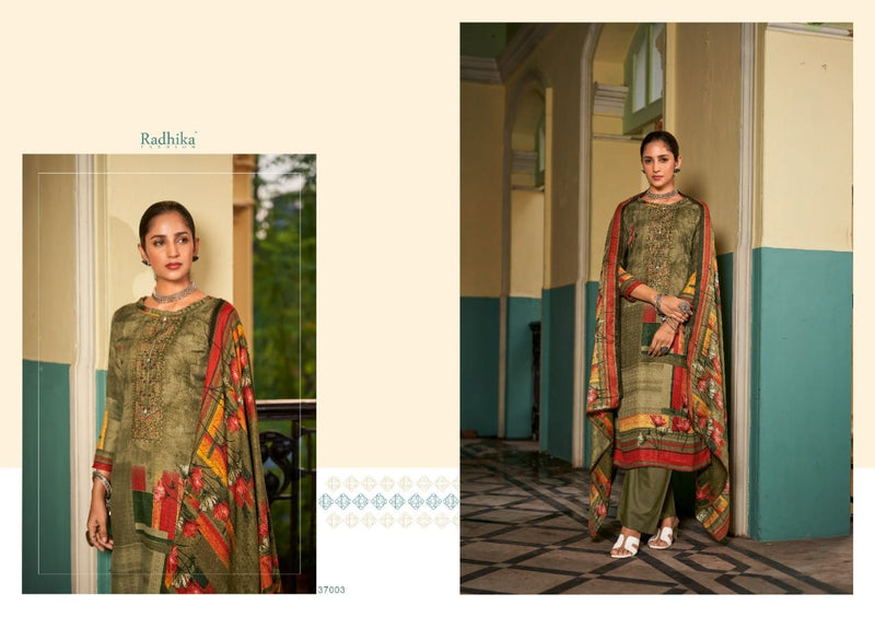 Radhika Fashion Rubina Pashmina With Beautiful Printed Work Stylish Designer Casual Look Salwar Suit