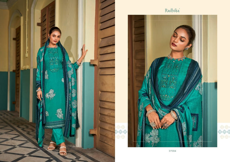 Radhika Fashion Rubina Pashmina With Beautiful Printed Work Stylish Designer Casual Look Salwar Suit