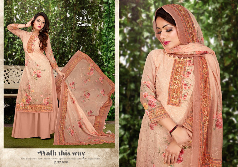 Radhika Fashion Azara Ruhani Cotton Digital Printed Festive Wear Salwar Suits