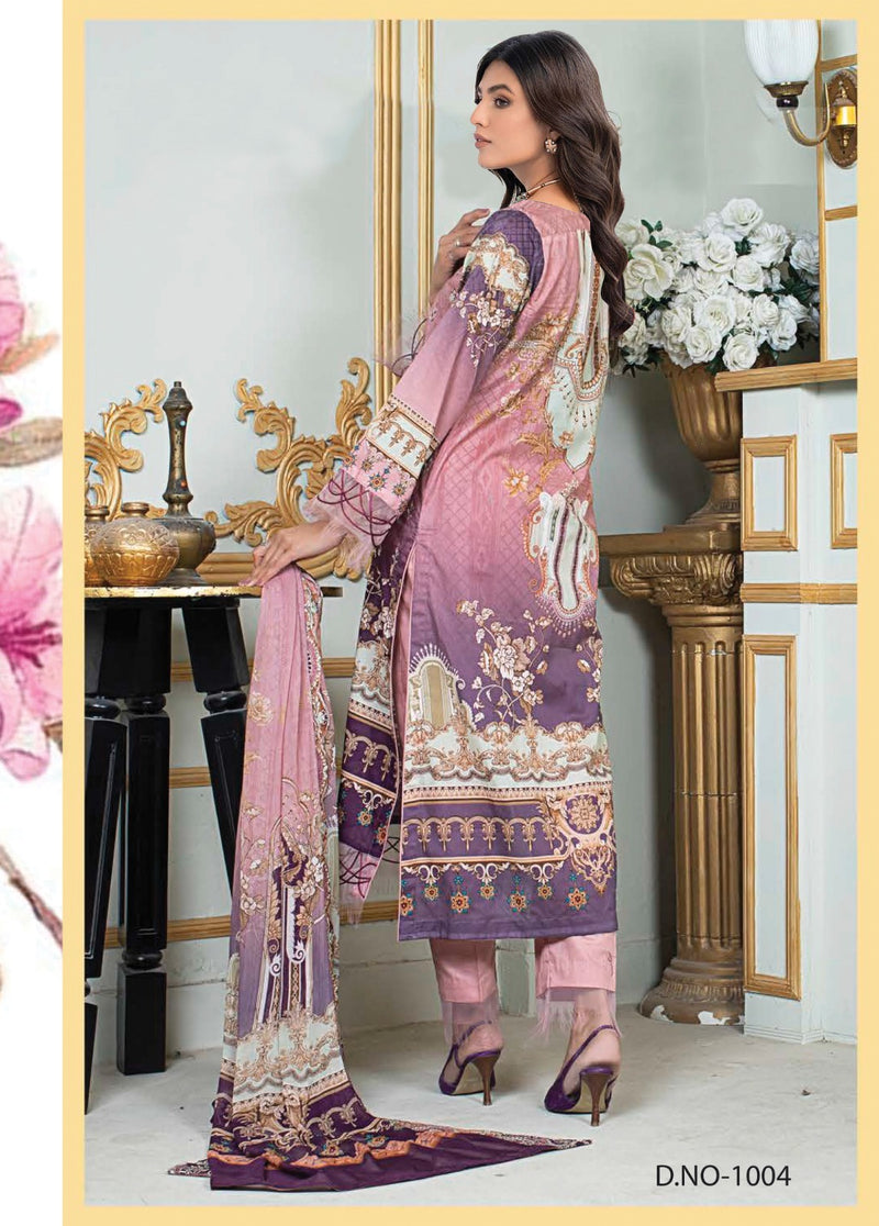 Asifa Nabeel Ruhaniyat Vol 1 Pure Cotton Printed Fancy Designer Salwar Kameez