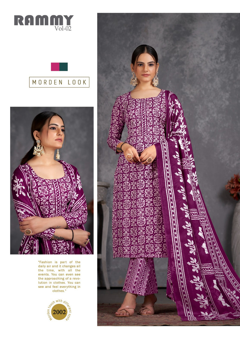 Skt Suits Rummy Vol 2 Soft Cotton Digital Printed Designer Salwar Kameez
