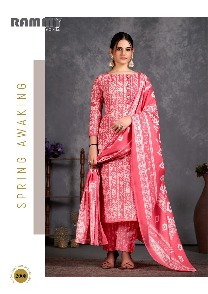 Skt Suits Rummy Vol 2 Soft Cotton Digital Printed Designer Salwar Kameez