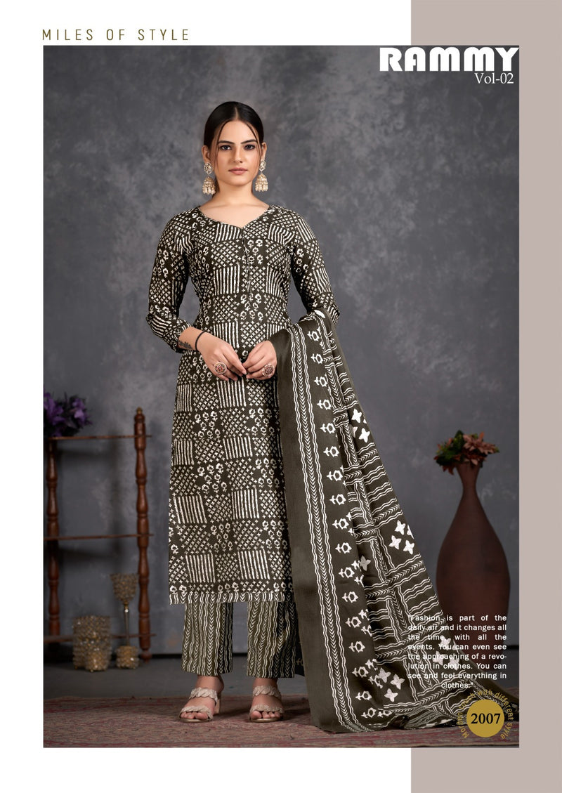 Skt Suits Rummy Vol 2 Soft Cotton Digital Printed Designer Salwar Kameez