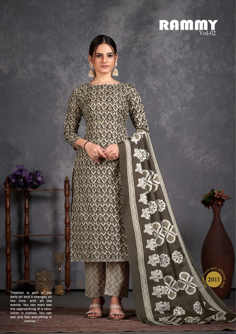 Skt Suits Rummy Vol 2 Soft Cotton Digital Printed Designer Salwar Kameez