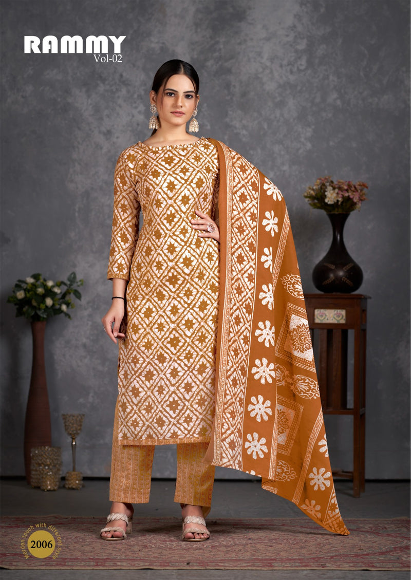 Skt Suits Rummy Vol 2 Soft Cotton Digital Printed Designer Salwar Kameez
