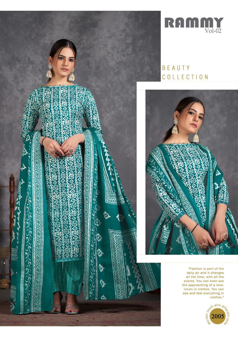 Skt Suits Rummy Vol 2 Soft Cotton Digital Printed Designer Salwar Kameez