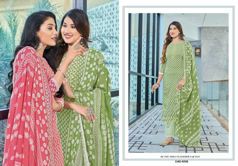 Radha Fab Rumy Vol 4 Cotton Printed Fancy Festive Wear Salwar Suits