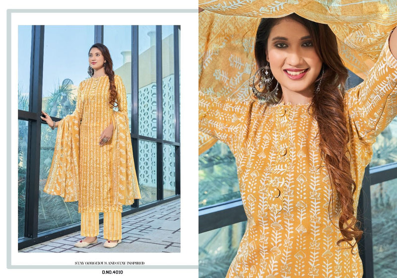 Radha Fab Rumy Vol 4 Cotton Printed Fancy Festive Wear Salwar Suits