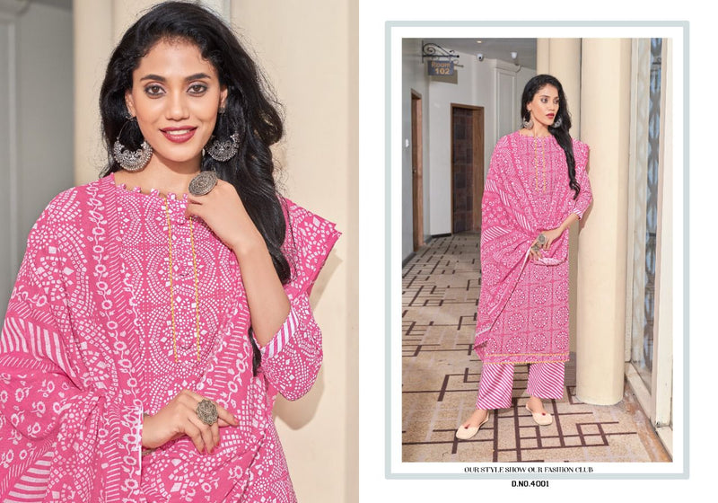 Radha Fab Rumy Vol 4 Cotton Printed Fancy Festive Wear Salwar Suits
