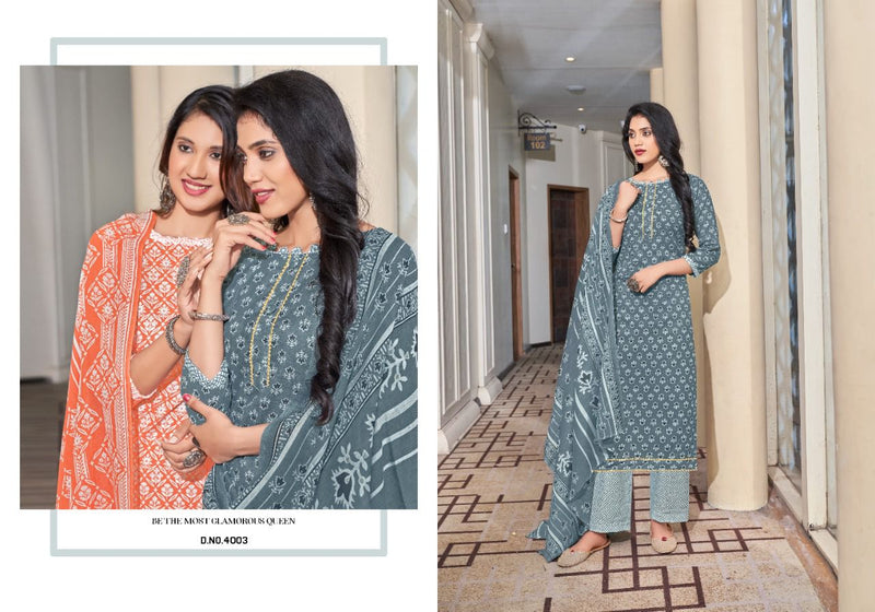 Radha Fab Rumy Vol 4 Cotton Printed Fancy Festive Wear Salwar Suits