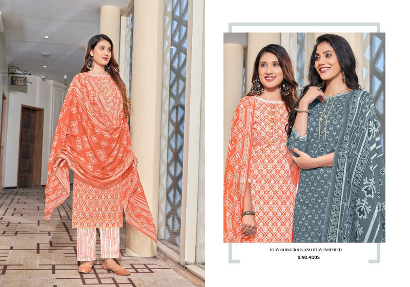 Radha Fab Rumy Vol 4 Cotton Printed Fancy Festive Wear Salwar Suits