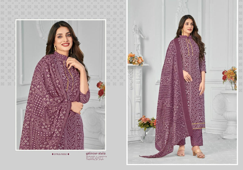 Radha Fabs Dno 01 To 010 Pure cotton With Printed Work Stylish Designer Party wear salwar Suit