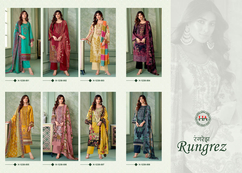 Harshit Fashion Hub Rungrez Cambric Digital Pakistani Print Fancy Embroidery Swarovski Diamond Work Kurti