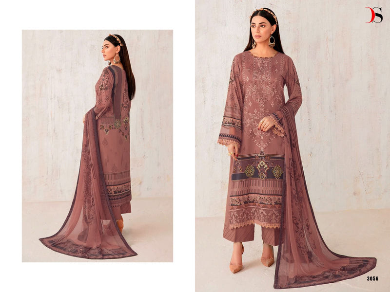 Deepsy Suits Rungrez Spring Lawn 23 Pure Cotton Heavy Self Embroidery Patch Pakistani Salwar Suit