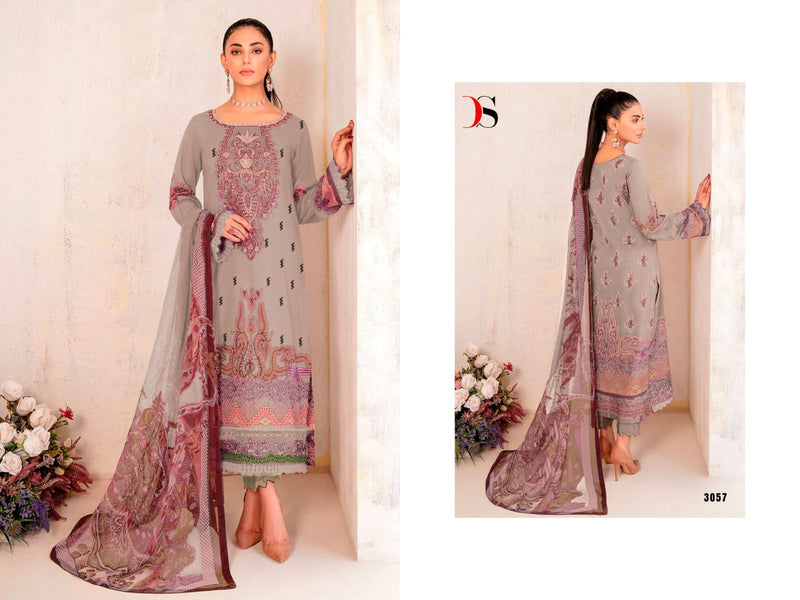 Deepsy Suits Rungrez Spring Lawn 23 Pure Cotton Heavy Self Embroidery Patch Pakistani Salwar Suit