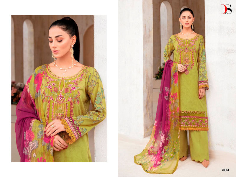 Deepsy Suits Rungrez Spring Lawn 23 Pure Cotton Heavy Self Embroidery Patch Pakistani Salwar Suit