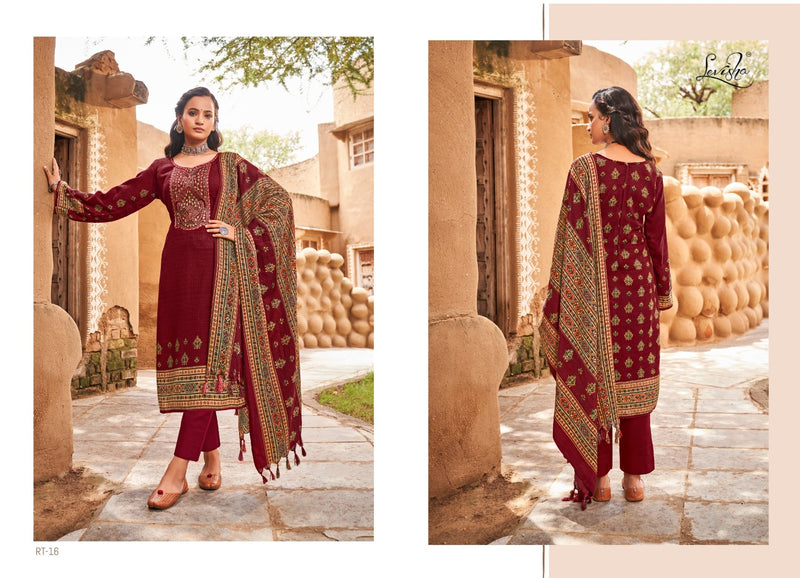 Levisha Rutba Pashmina With Beautiful Embroidery Work Stylish Designer Party Wear Salwar Kameez