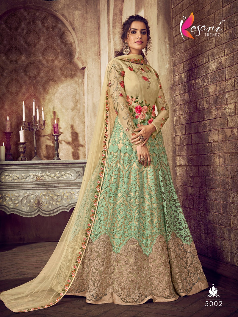 Kesari Trends Rutbaa Butterfly Net Bridal Wear Salwar Suit