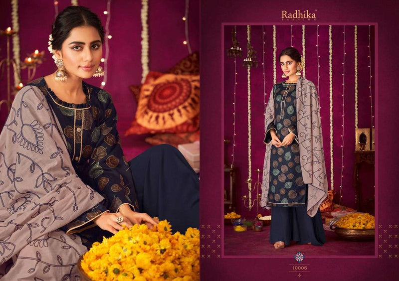 Radhika Azara Blossom Vol 6 Cotton Print Lace Work Salwar Kameez