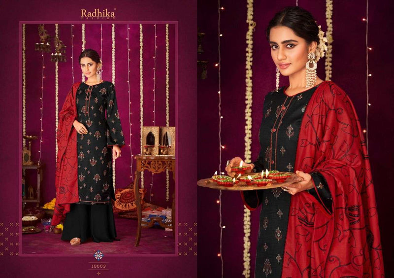 Radhika Azara Blossom Vol 6 Cotton Print Lace Work Salwar Kameez