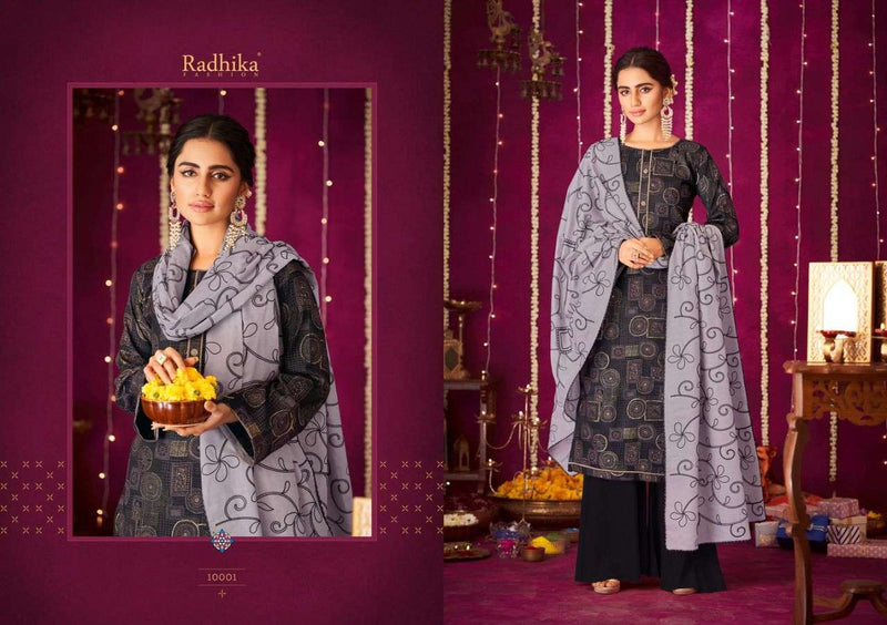 Radhika Azara Blossom Vol 6 Cotton Print Lace Work Salwar Kameez