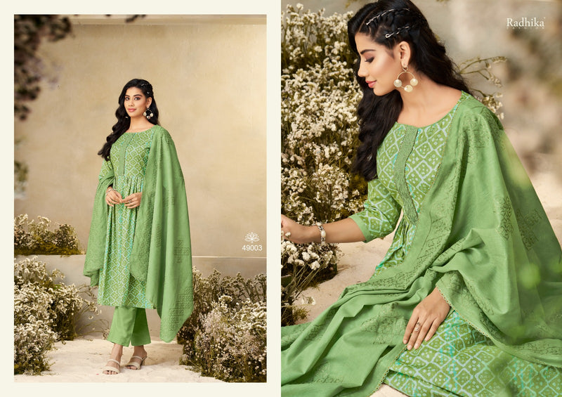 Radhika Fashion Azara Blossom Vol 12 Cotton Print Casual Wear Salwar Suits