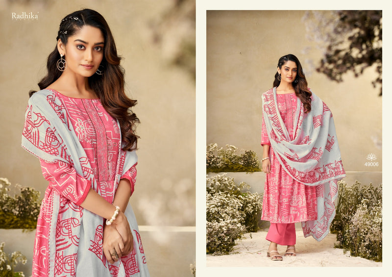 Radhika Fashion Azara Blossom Vol 12 Cotton Print Casual Wear Salwar Suits