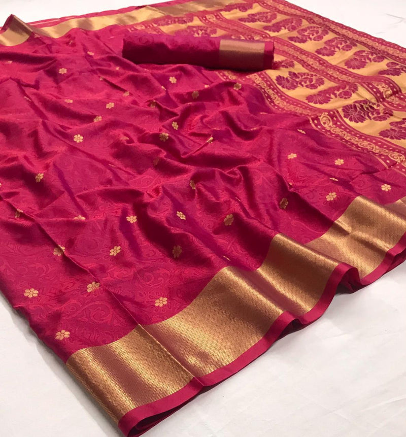 Rajtex Kanjeepuram Silk Fency Traditional Saree