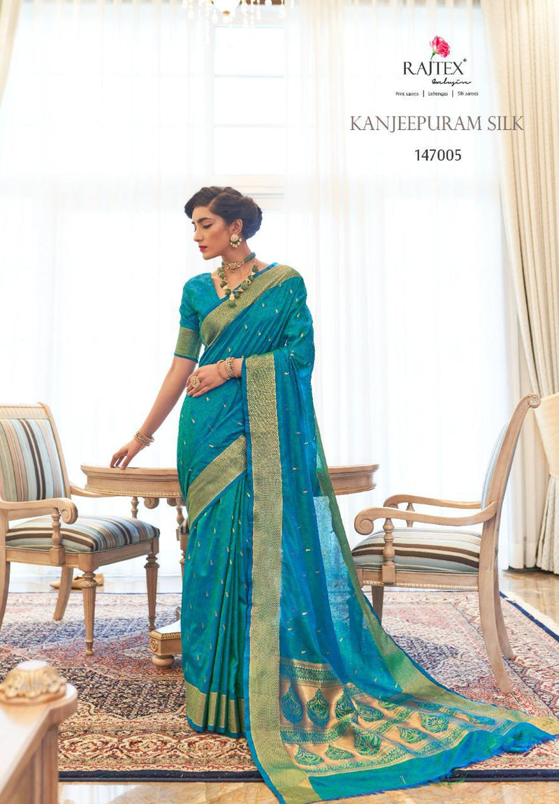Rajtex Kanjeepuram Silk Fency Traditional Saree