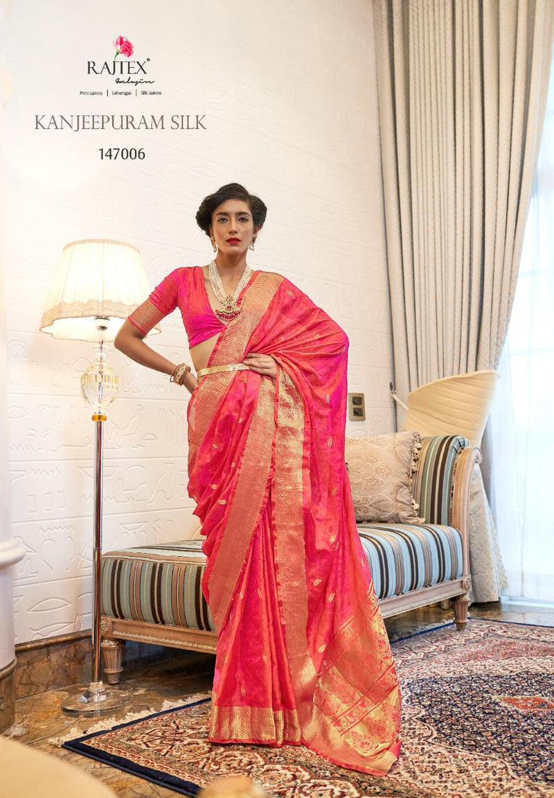 Rajtex Kanjeepuram Silk Fency Traditional Saree