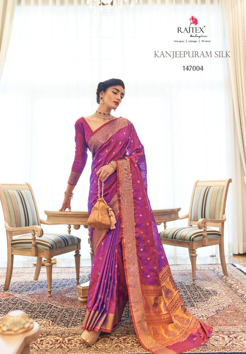Rajtex Kanjeepuram Silk Fency Traditional Saree