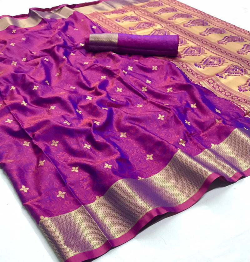 Rajtex Kanjeepuram Silk Fency Traditional Saree
