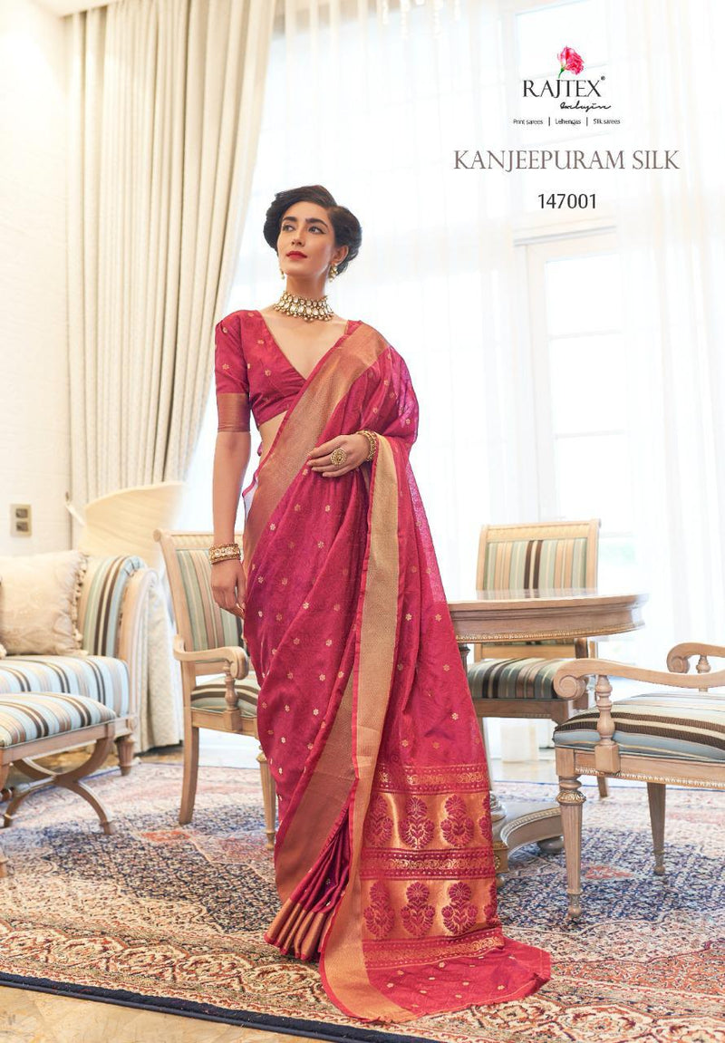 Rajtex Kanjeepuram Silk Fency Traditional Saree