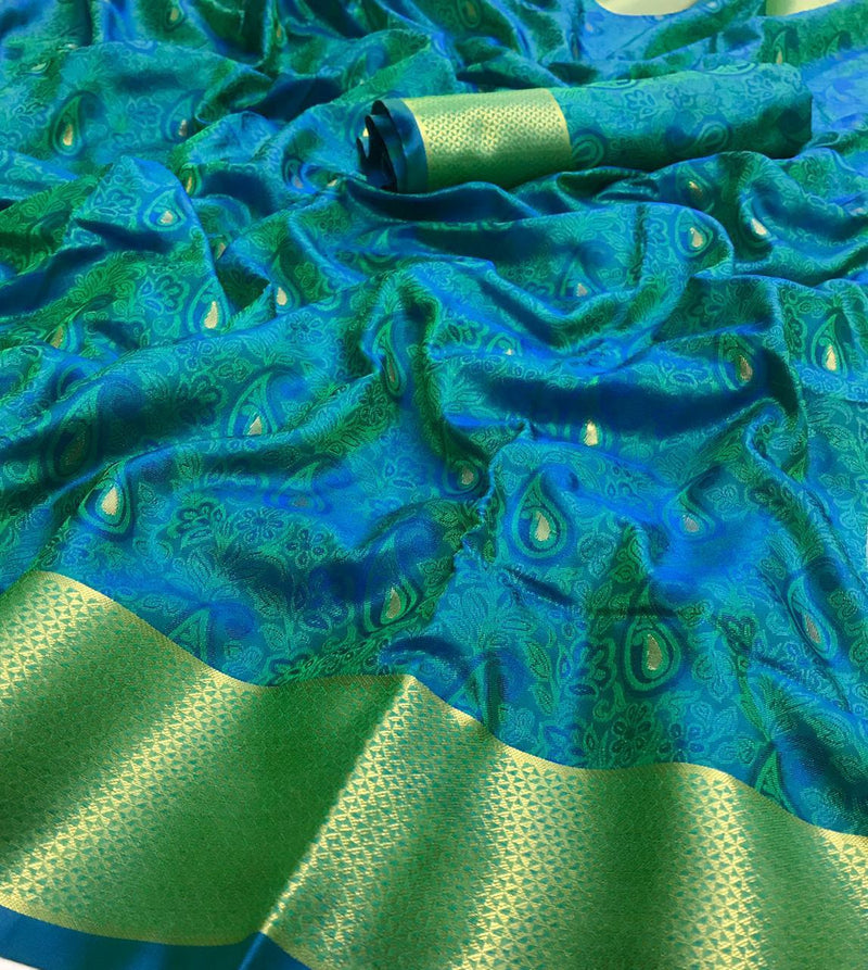 Rajtex Kanjeepuram Silk Fency Traditional Saree
