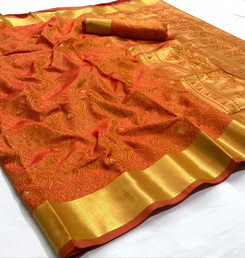 Rajtex Kanjeepuram Silk Fency Traditional Saree