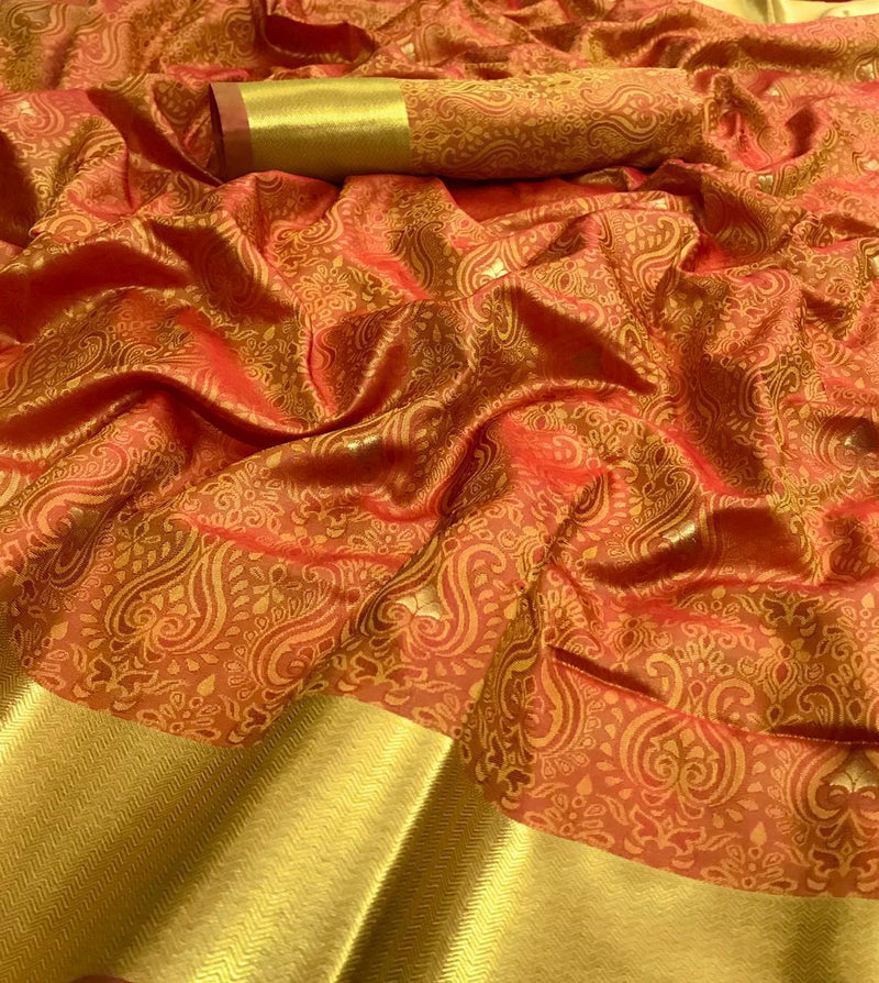 Rajtex Kanjeepuram Silk Fency Traditional Saree