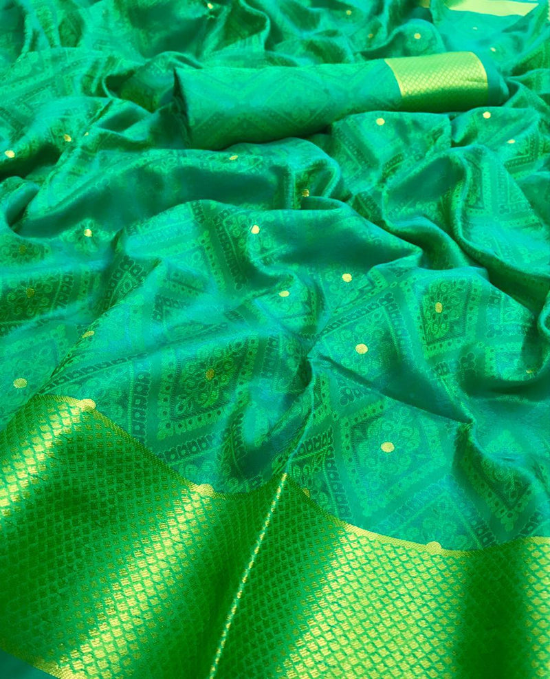 Rajtex Kanjeepuram Silk Fency Traditional Saree