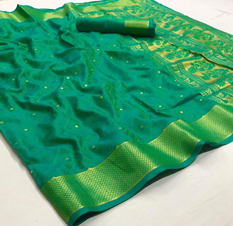 Rajtex Kanjeepuram Silk Fency Traditional Saree