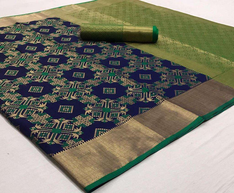 Rajtex Kimisha Silk Patola Silk Fency Designer Saree