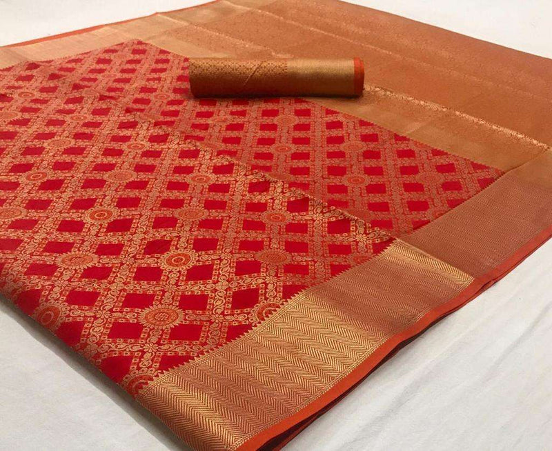 Rajtex Kimisha Silk Patola Silk Fency Designer Saree