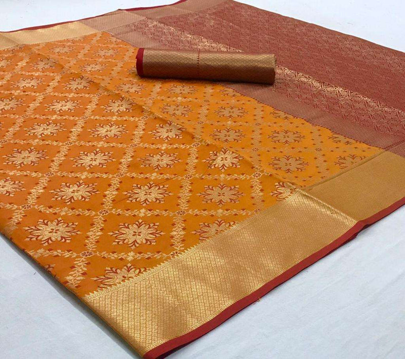 Rajtex Kimisha Silk Patola Silk Fency Designer Saree