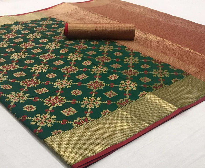 Rajtex Kimisha Silk Patola Silk Fency Designer Saree
