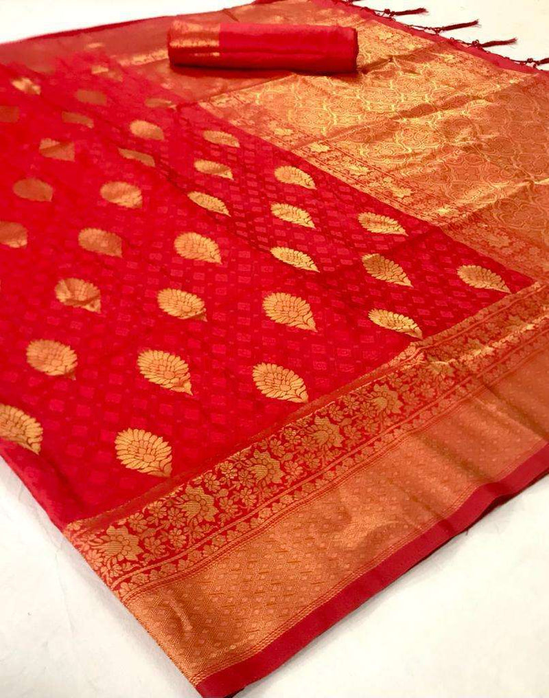 Rajtex Korani Silk Handlom Weaving Fency Designer Saree