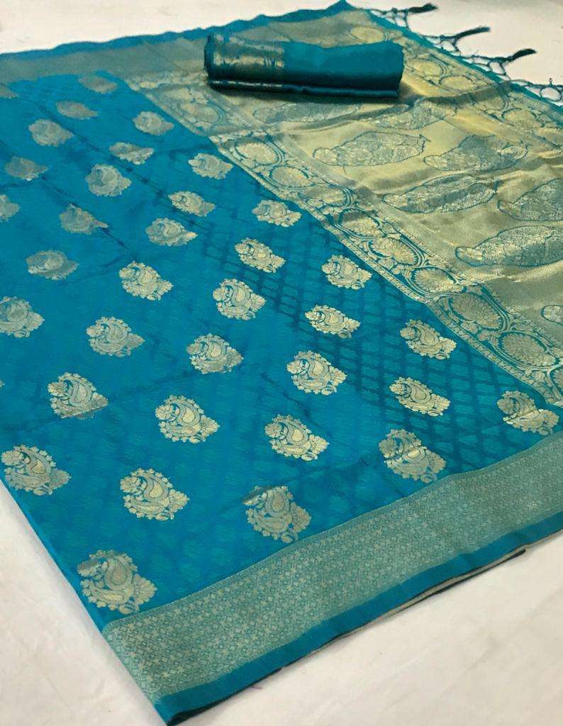 Rajtex Korani Silk Handlom Weaving Fency Designer Saree