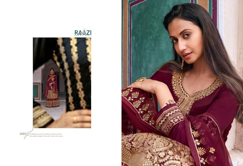 Rama Fashion Raazi Mehwish Dola Jacquard Stone Work Heavy Partywear Suit