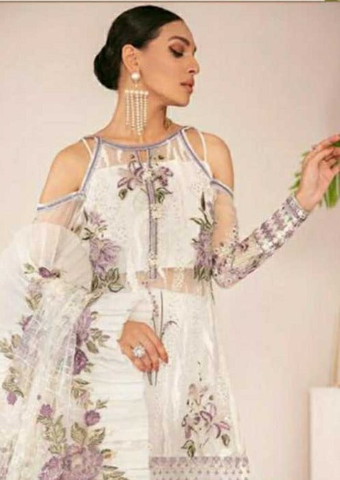 Ramsha R 382 Georgette With Embroidered Designer Pakistani Salwar Kameez