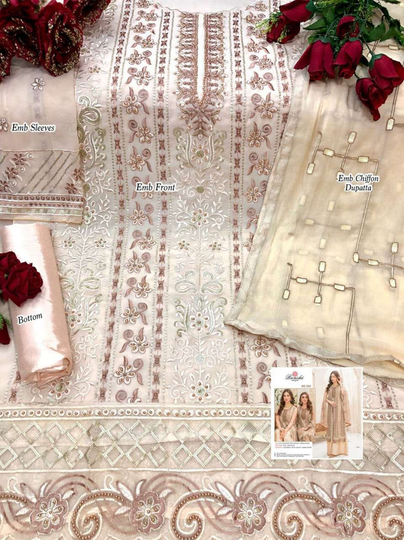 Ramsha Vol 24 Georgette Heavy Embroidery Work Pakistani Salwar Kameez